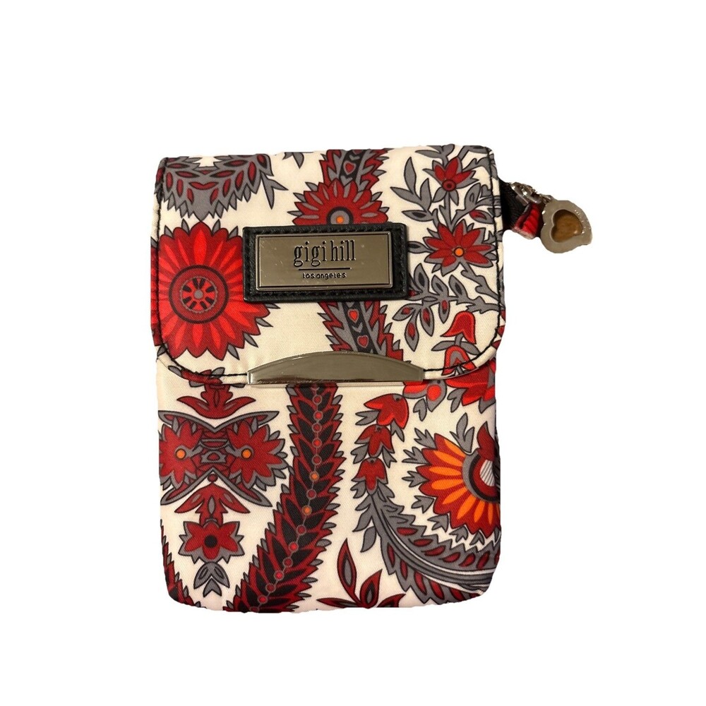 Women’s Gigi Hill Los Angeles Floral Crossbody Purse Wallet *NO STRAP*